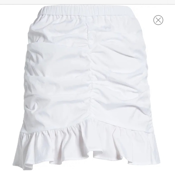 Open Edit Ruched Ruffle Mini Skirt NWT - Picture 5 of 8
